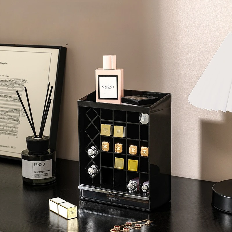Luxury High End Skincare - Light luxury lipstick storage box drawer