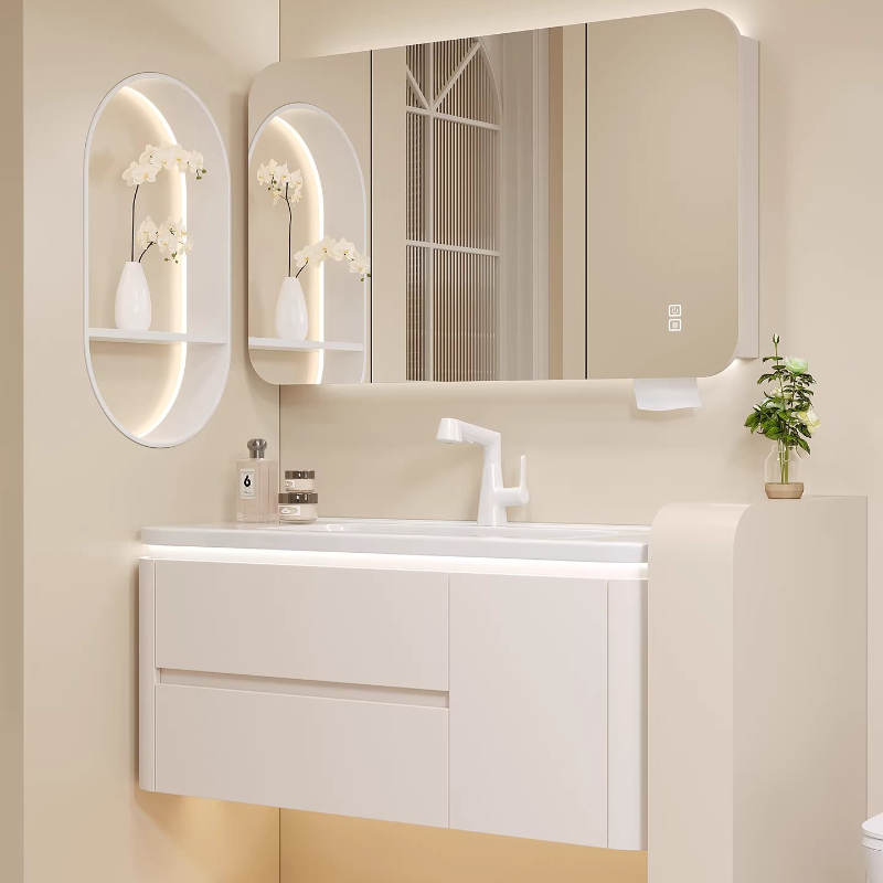 Luxury Skincare Makeup - Skincare Storage Bathroom Cabinet Mirror Toilet