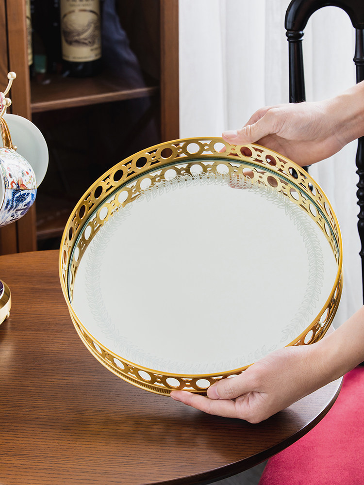 Light luxury mirror brass rota - Luxury High End Skincare recension och pris