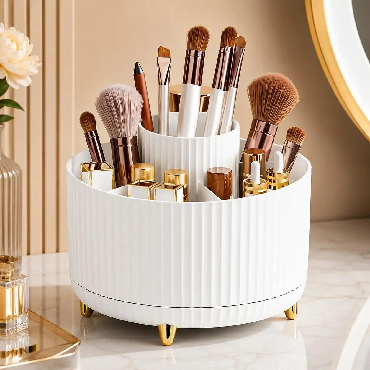 360 Rotating Makeup Organizer  - Luxury Skincare Makeup recension och pris