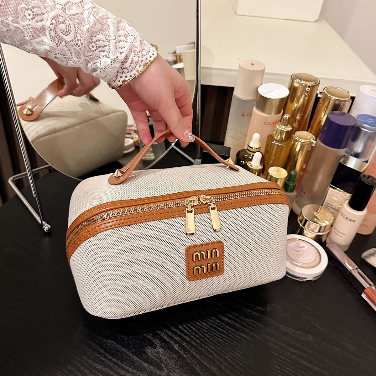 Makeup Bag - Retro Light Luxur - Luxury High End Skincare recension och pris