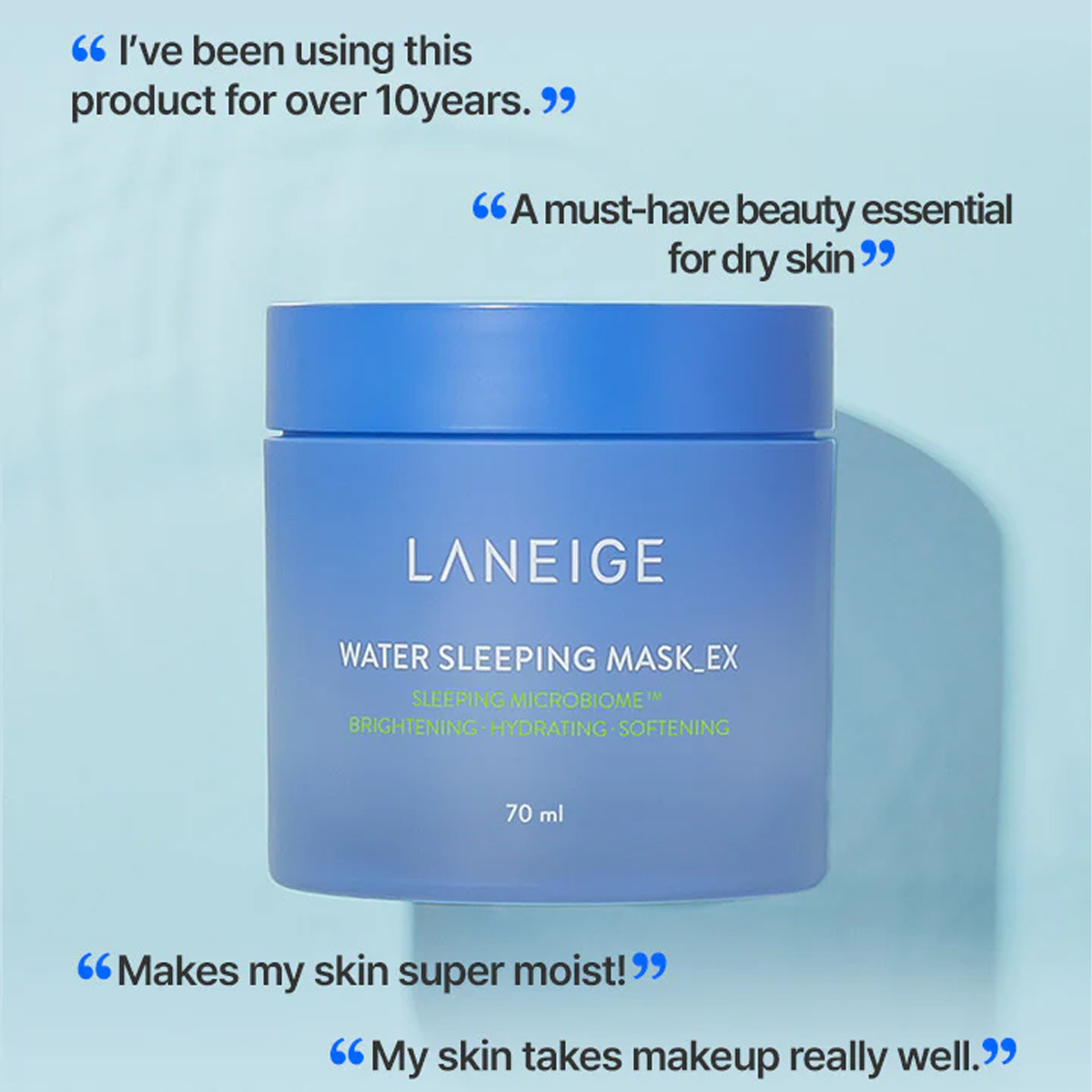 LANEIGE Water Sleeping Mask 70 - Luxury Skincare Korea recension och pris
