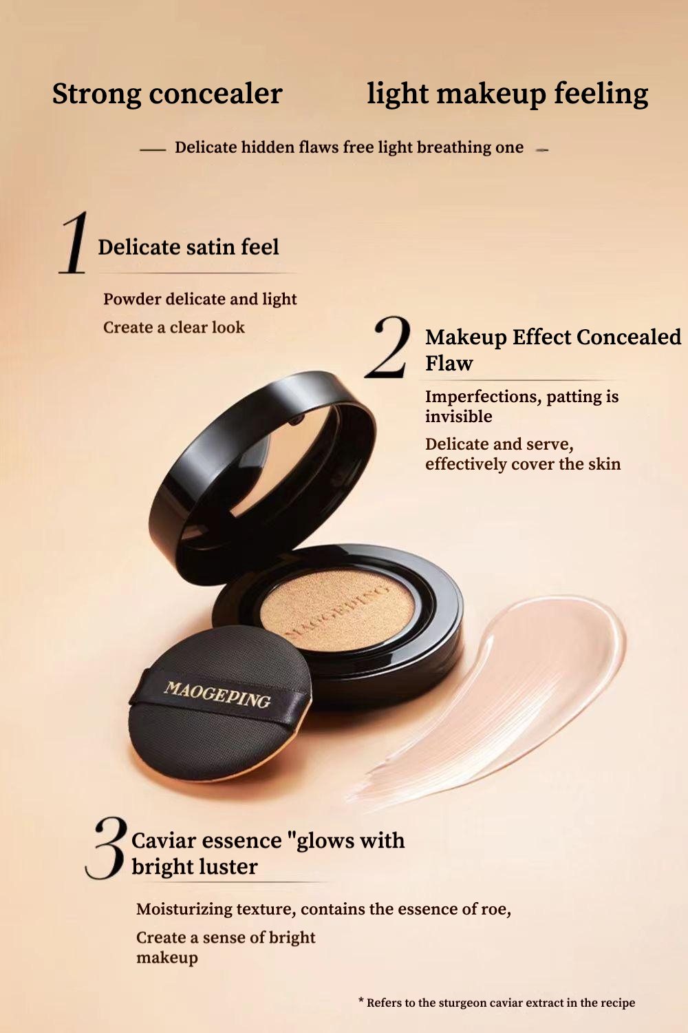 Maogeping Air Cushion Luxuriou - Luxury Skincare Makeup recension och pris